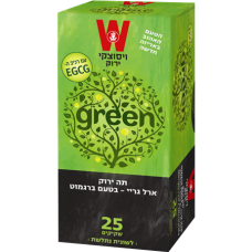 Зеленый чай с бергамотом Wissotzky Earl Grey Green Tea Wissotzky 25 пак*1.5 гр